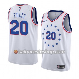 Camiseta Hombre NBA Philadelphia 76ers Markelle Fultz 20 2018-19 Nike Blanco Swingman